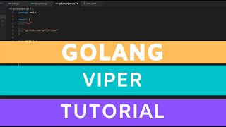 golang viper tutorial - read config yaml, toml, env