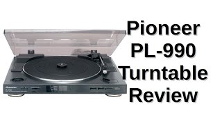 Video thumbnail for Pioneer Pl-990 Turntable Review by Joe Collins (EzeeLinux)