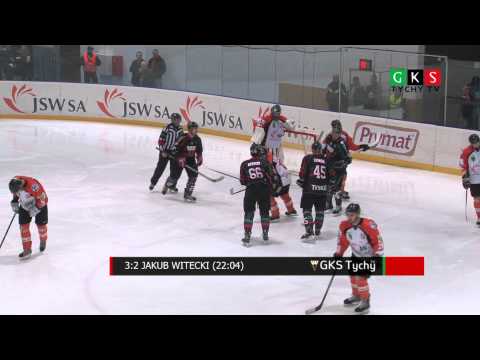 29. kolejka PLH. JKH GKS Jastrzębie - GKS Tychy 4:3. Skrót meczu.