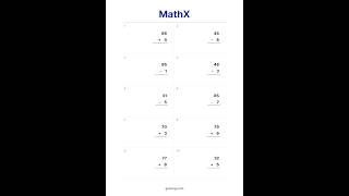 Free Beginner Math Worksheet #24 | Addition & Subtraction Practice