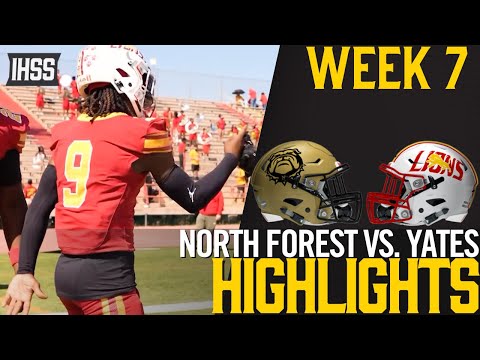 Yates Dominates North Forest in a 56-6 Blowout Victory!