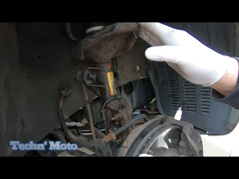 Front Strut Assembly Removal and Install on a 2010 Kia Rio | Techn' Moto