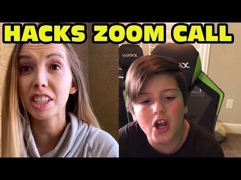 Kid Hacks Teacher In Zoom Trolls Online Class - Online School Trolling Zoom!