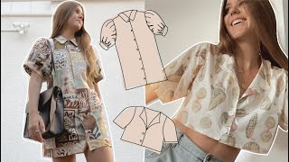 DIY // Button Up Dress or Shirt (Self Drafting Process)