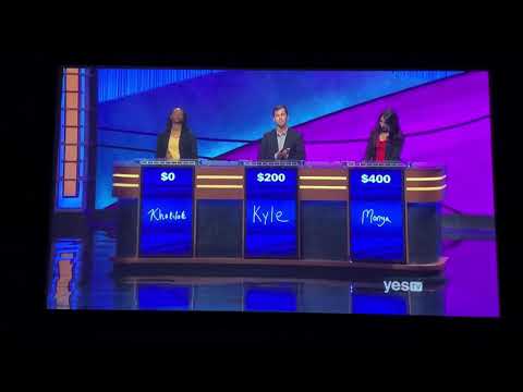 Jeopardy, Khalilah Walters Day 2 - 1st Daily Double (3/30/20)