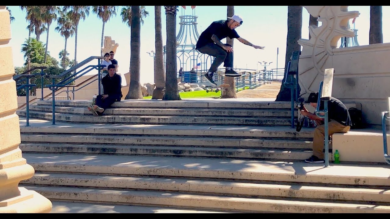 John Getz plancha Hardflip Late Flip en Santa Monica... al 'First Try'