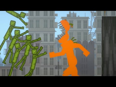 Melon titans vs pumpkin titan (melon sandbox)