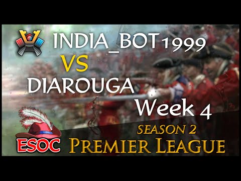 [AoE3] (SKG) India_Bot1999 vs (NWC) diarouga — Week 4 — ESOC Premier League Season 2