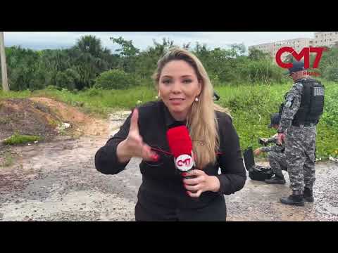 Tropas de segurança no Parque Mosaico buscam por homem que mat0u o filh0 na noite de ontem