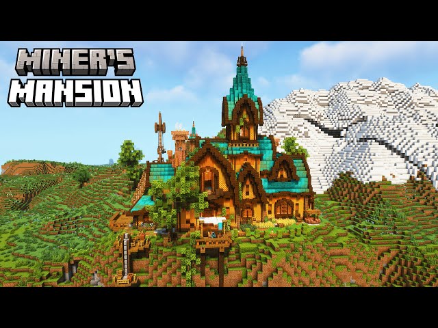 ⛏️ Miner's Mansion | Fantasy House Minecraft Map