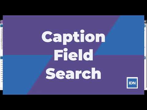 Caption Field Search