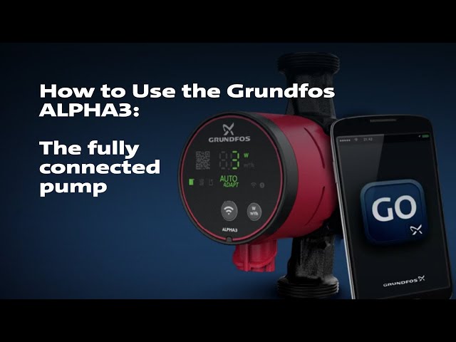 grundfos Alpha3 cirkulācijas sūknis 25-60 180 pn10