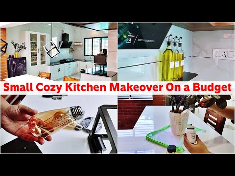 Small Cozy Kitchen Makeover (On a Budget)💛 | Cozy & Simple Makeover Ideas