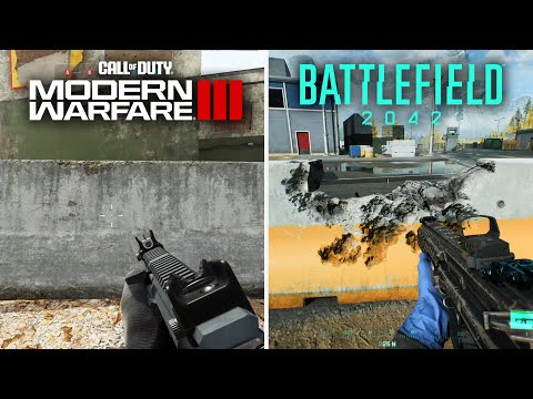 Modern Warfare 3 VS. Battlefield 2042 - Physics & Details Comparison