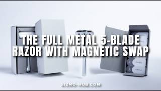 THOLL : THE FULL-METAL 5-BLADE RAZOR WITH MAGNETIC SWAP | Kickstarter | Gizmo-Hub.com