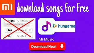 download songs from music app for free through hungama | no pro | 100% free | high quality mp3 |