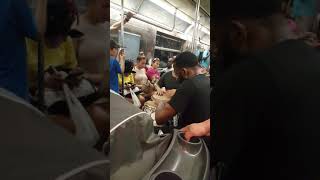 NEW YORK CITY subway drum players