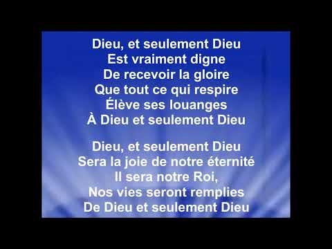 SEULEMENT DIEU - Richard Loder