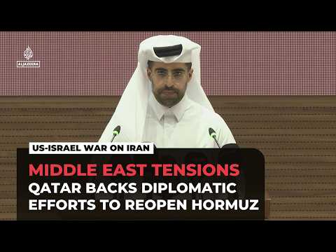 Qatar says it supports all diplomatic efforts to restore free transit through Hormuz