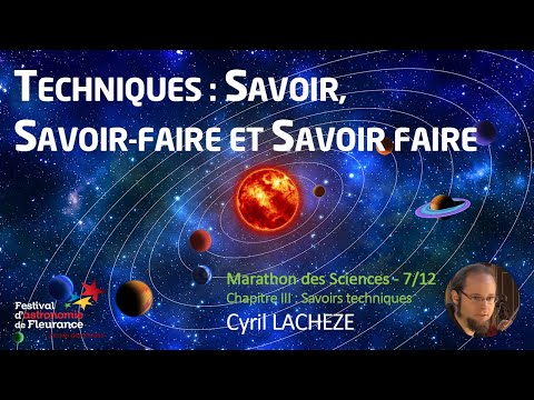 Science and Technology Marathon: knowledge, know-how and know-how - Cyril LACHEZE
