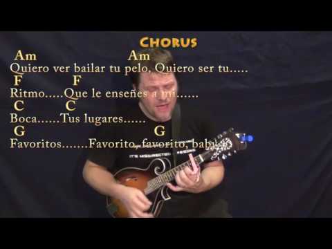 Despacito (Luis Fonsi/Justin Bieber) Mandolin Cover Lesson with Chords/Lyrics - Capo 2nd