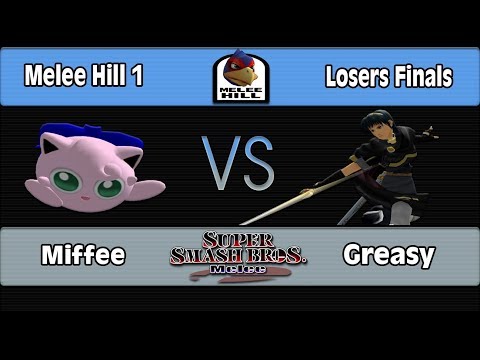 Melee Hill 1: Miffee (Puff) Vs. Greasy (Marth) - LF