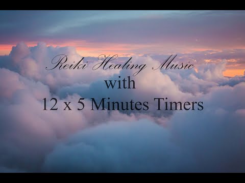 Mit einem 12 x 5 Minuten Gong-Timer können Sie tiefer in die Welt des Reiki eintauchen und sich von beruhigender Musik heilen lassen.