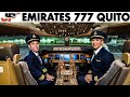 Emirates Women Pilot Boeing 777 into Quito | Cockpit Views