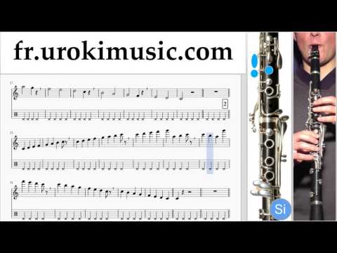Cours de Clarinette Ariana Grande - Break Free Tuto Partitions Partie#1 um-829