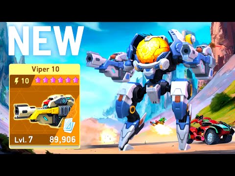 NEW WEAPON Viper 10 & Solis - Mech Arena
