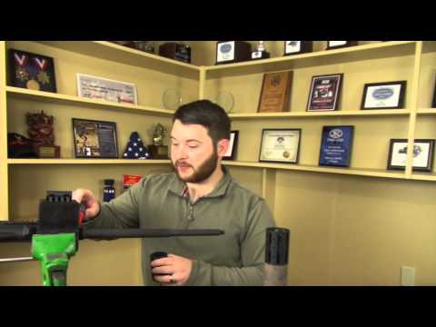 remove the front sight block and gas tube