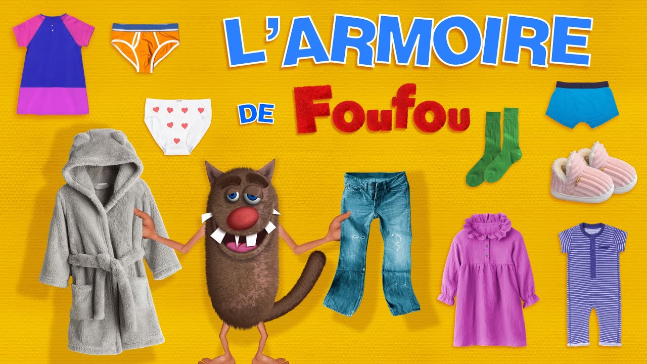 Foufou - Les vêtements de l'Armoire pour les enfants (Wardrobe clothes for Kids) S01 4K