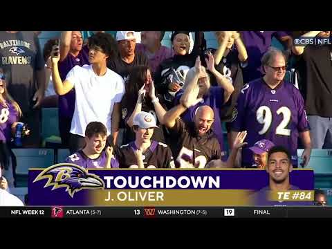 Josh Oliver Gets A Touchdown and the Ravens TAKE THE LEAD