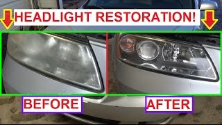 How To Restore Your Headlights and Make them like NEW AGAIN HYUNDAI SONATA Attempt