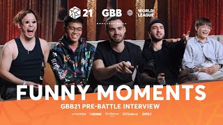 balanceの食い気味frosty草（00:02:08 - 00:07:25） - FUNNY MOMENTS 😂 GBB21 Pre-Battle Interview