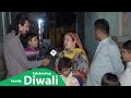 Family Celebrating Diwali In Pakistani Streets Mithi Sinth Thar Pakistan