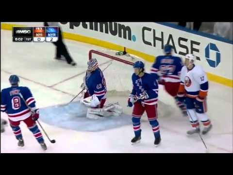 Marty Biron Amazing Glove Save vs New York Islanders 2/14/13