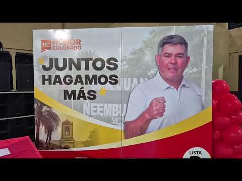 Presentación de pre Candidatura de Aldo Armoa a Intendente de San Juan Ñeembucú 