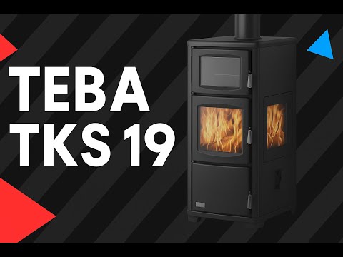 Teba TKS 19 – Kaminofen, Holzofen, Küchenherd & Panoramakamin in einem!