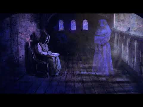 Windy Night In A Medieval Monastery | ASMR Ambience