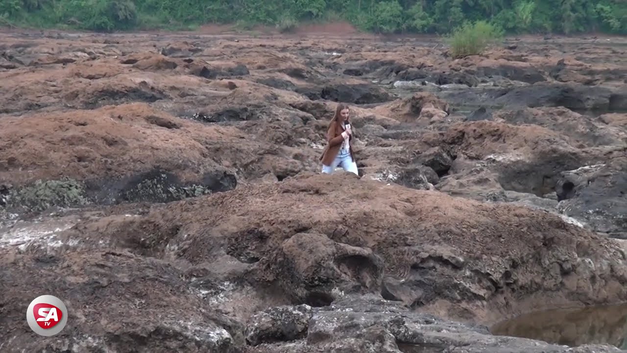 Baixo nível do Rio Uruguai impressiona e vira notícia