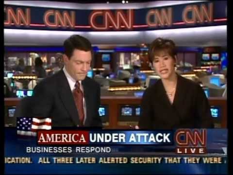 CNN 9/11 LIVE TV Coverage (9/14/01) 6:15 A.M - 6:30 A.M