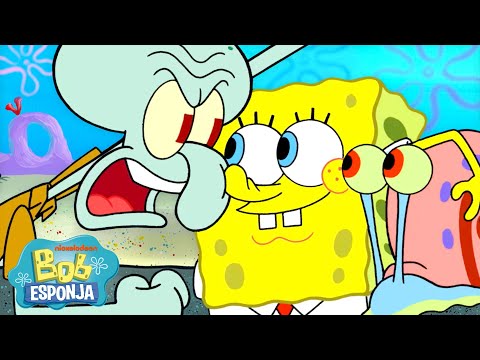 Bob Esponja y Calamardo 🧽🐙 ¡90 minutos de locura! | Bob Esponja en Español