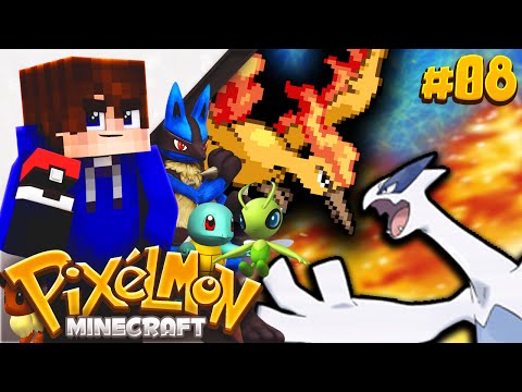 LUGIA VS MOLTRES BATTLE! #TeamNightfall | Minecraft Cube PIXELMON! #8
