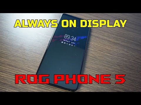 Always on Display ROG Phone 5