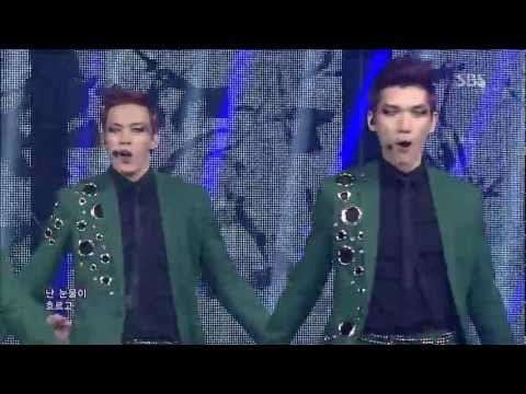 130210 Inkigayo VIXX 빅스 - 다칠 준비가 돼 있어 On And On [1080p HD]