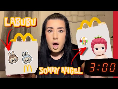 SOHA *NE* bonts ki egy *LABUBU* és egy *SONNY ANGEL* happy meal menüt!😱👻🍟🍔