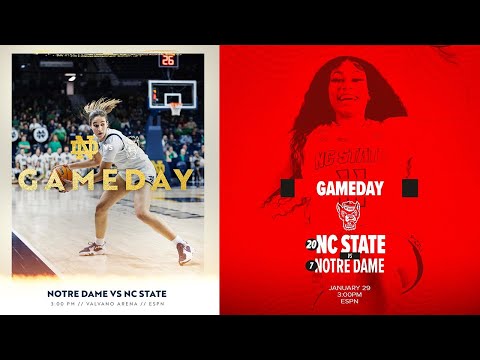 No. 7 Notre Dame at No. 20 North Carolina State | ACC | 1.29.23