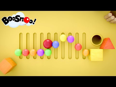 Shapes and Patterns 🔵🔺⭐ | Calming Sensory Videos For Kids | BooSnoo!