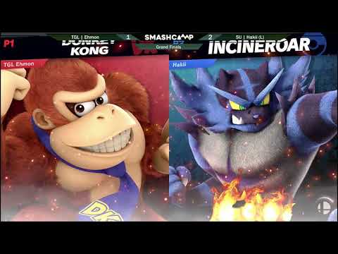 Smash Camp #15 [Grand Finals] - Ehmon (Incineroar/DK/Damus/Pikachu) vs Hakii (Incineroar/Wolf/Snake)